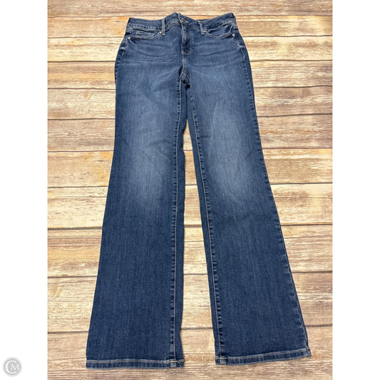 Jeans Straight By Not Your Daughters Jeans In Blue Denim, Size: 4