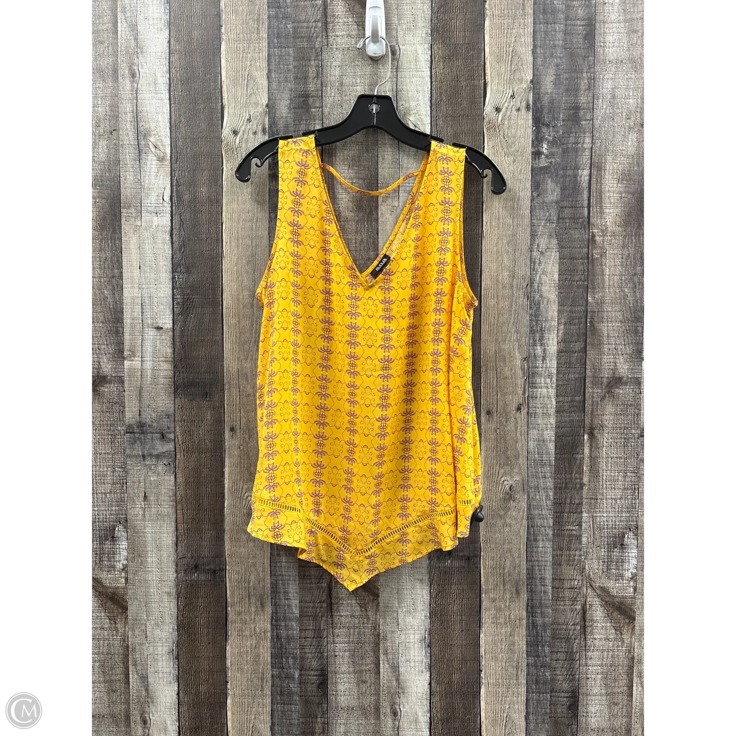 Top Sleeveless By Ana In Yellow, Size: M