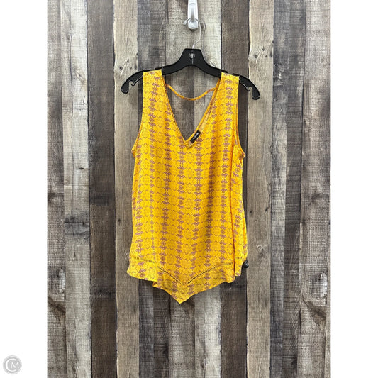 Top Sleeveless By Ana In Yellow, Size: M