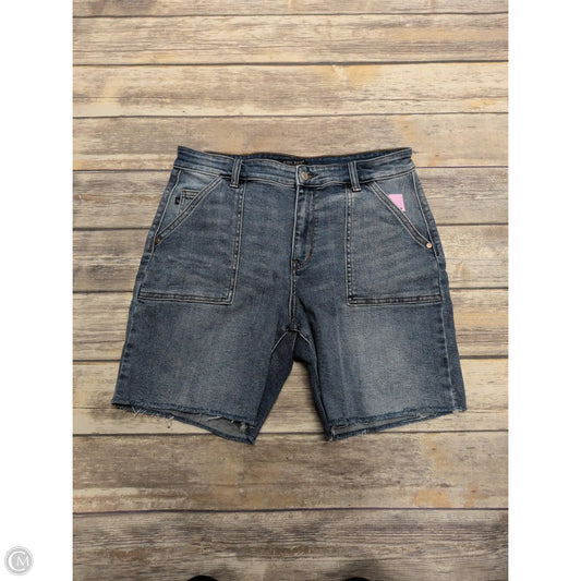 Shorts By Judy Blue In Blue Denim, Size: Xl