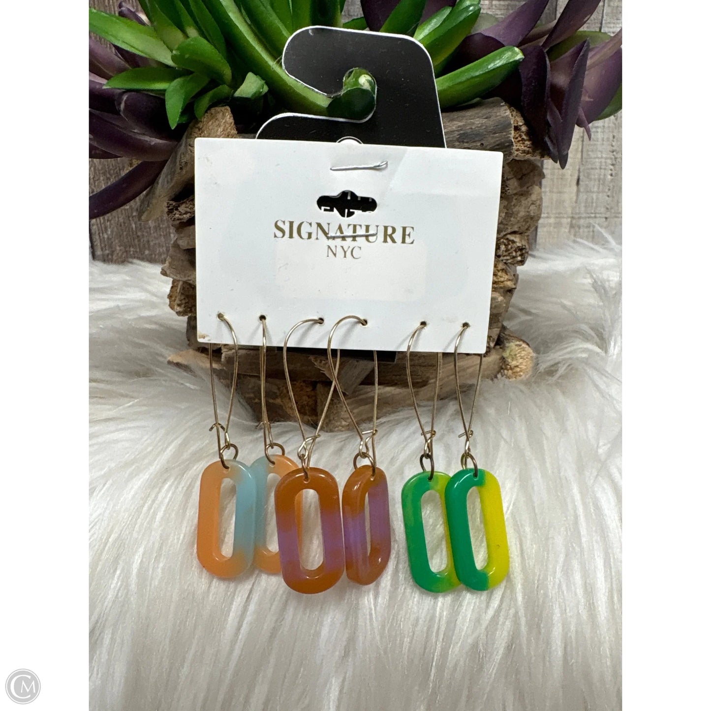 Earrings Dangle/drop By Cmf, Size: 03 Piece Set