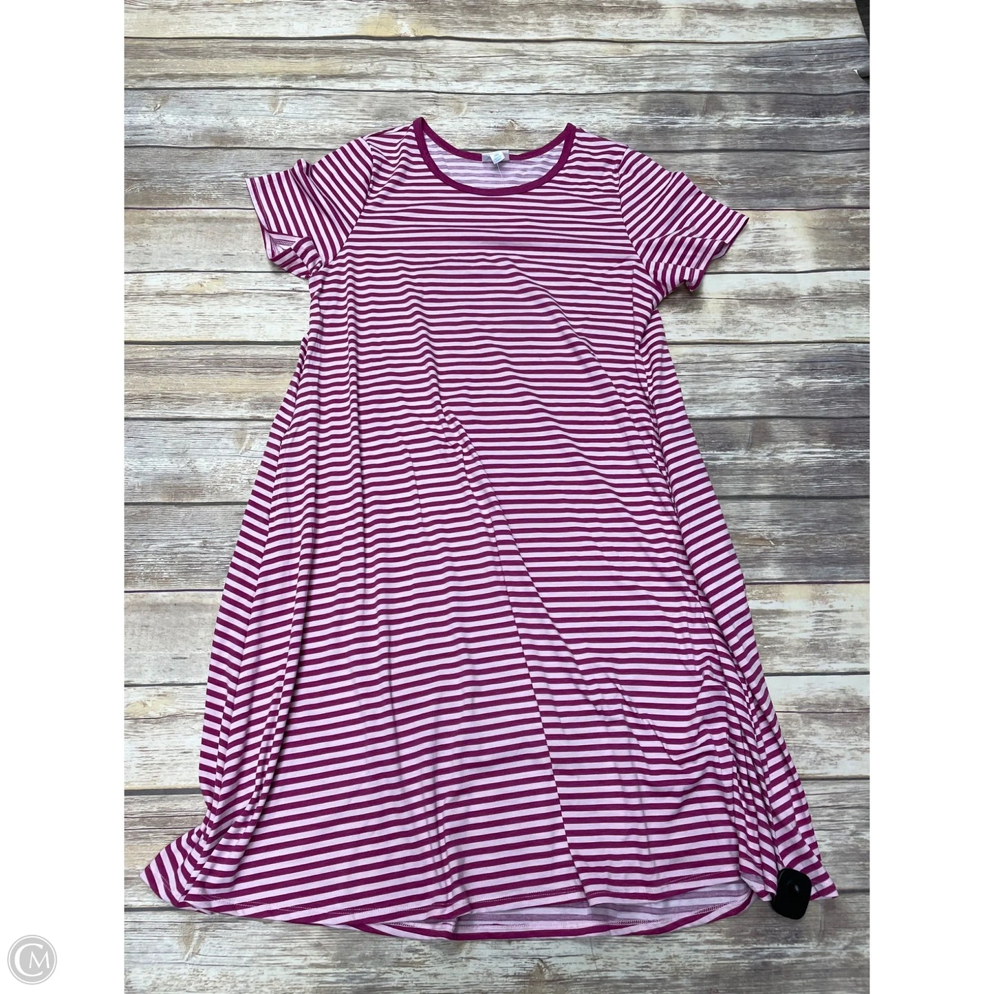 Dress Casual Midi By Lularoe In Pink, Size: 2x