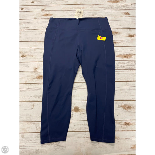 Pants Leggings By Fabletics In Blue, Size: 3x