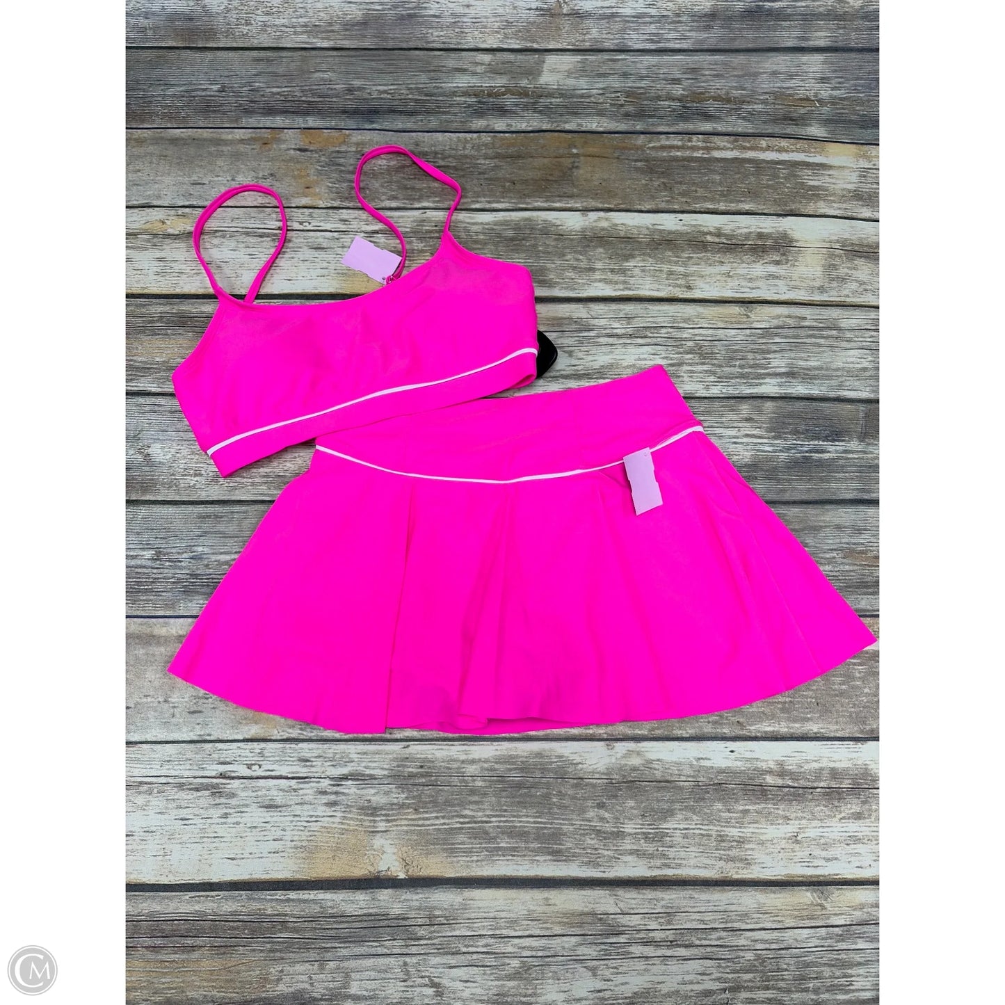 Swimsuit 2pc By Cme In Pink, Size: M