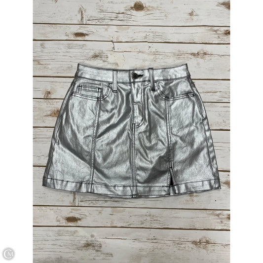 Skirt Midi By So In Silver, Size: S