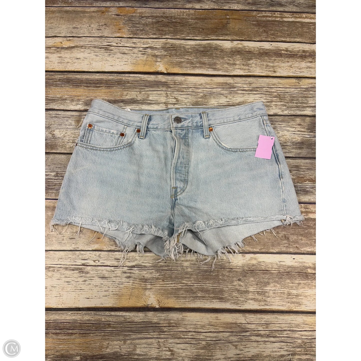 Shorts By Levis In Blue Denim, Size: 12