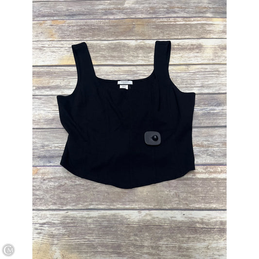 Top Sleeveless By Discreet Wear In Black, Size: L