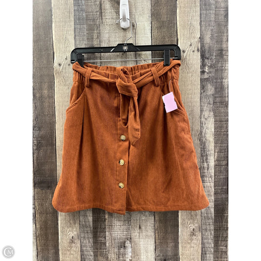 Skirt Midi By Cme In Bronze, Size: M