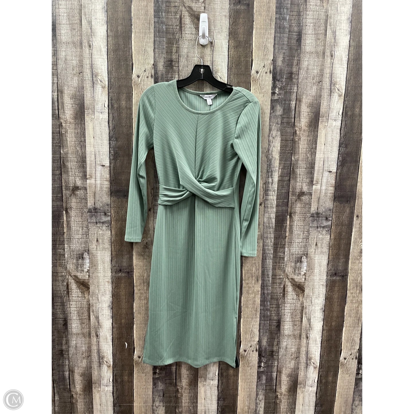 Dress Casual Maxi By Nine West In Green, Size: Xs