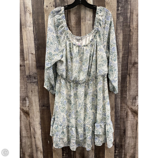 Dress Casual Midi By Wallflower In Floral Print, Size: Xxl