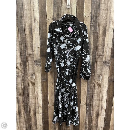 Dress Casual Maxi By Ellen Tracy In Black, Size: L