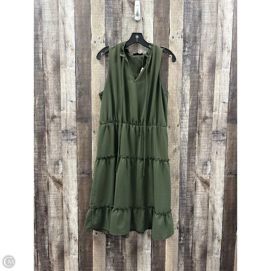 Dress Casual Midi By Emery Rose In Green, Size: Xl
