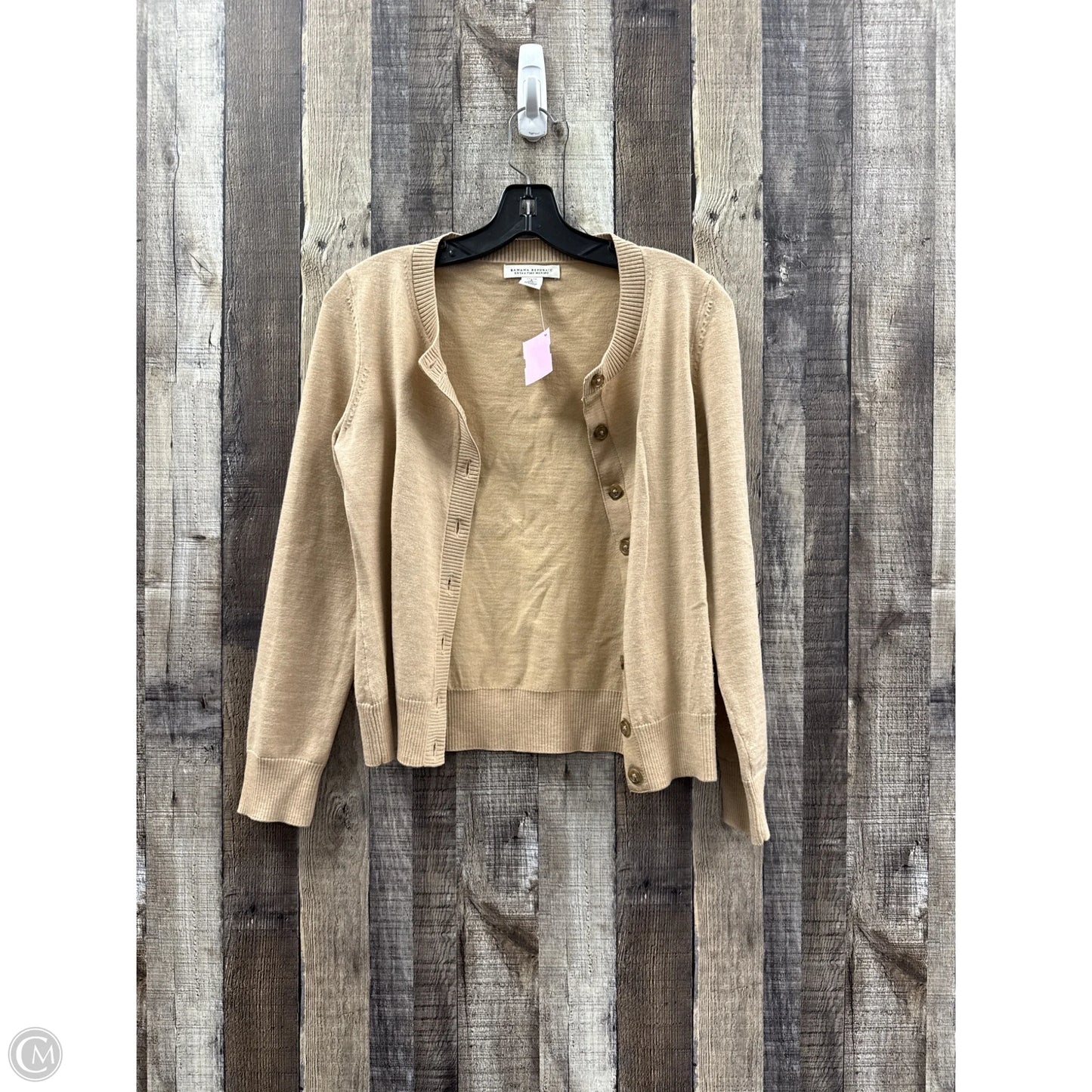 Cardigan By Banana Republic In Tan, Size: Sp
