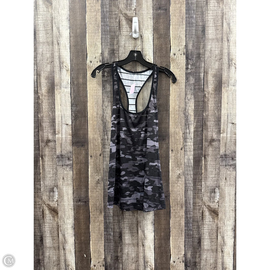 Athletic Tank Top By Zyia In Black & Grey, Size: 3x