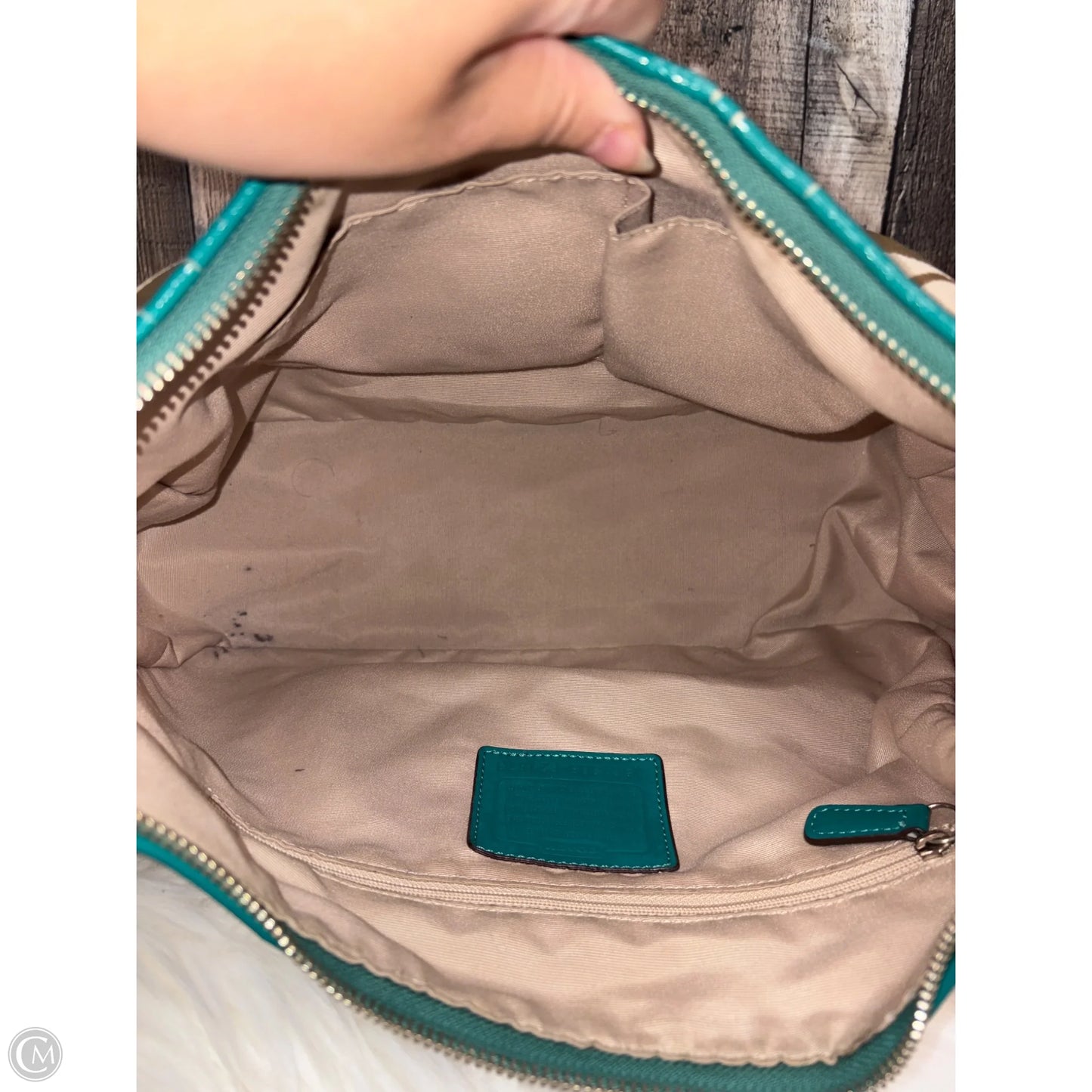 Handbag Designer By Coach, Size: Medium