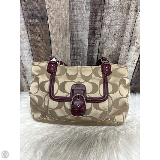 Handbag Designer By Coach, Size: Large
