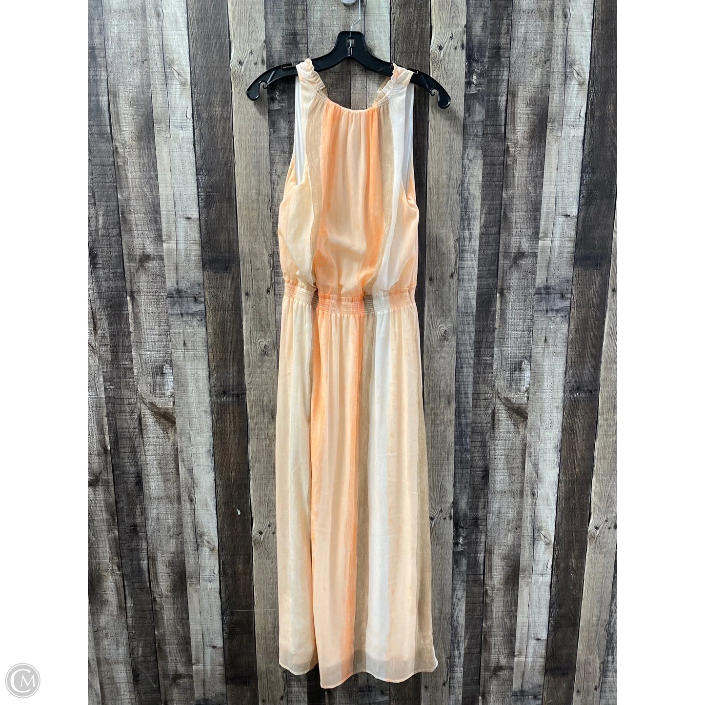 Dress Casual Maxi By Chicos In Orange, Size: 0