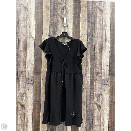 Dress Casual Midi By Maurices In Black, Size: L