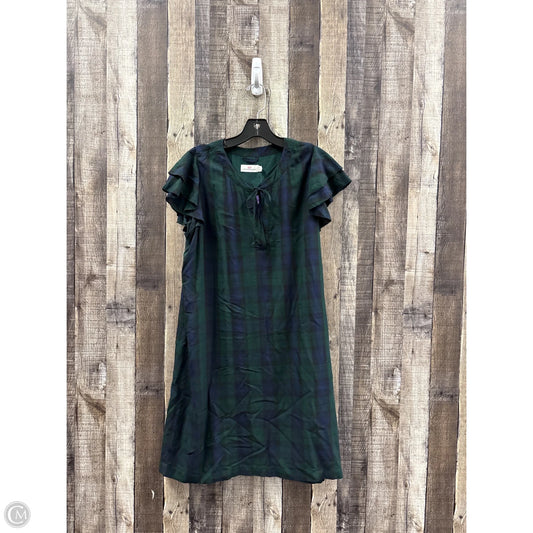 Dress Casual Midi By Vineyard Vines In Blue & Green, Size: L