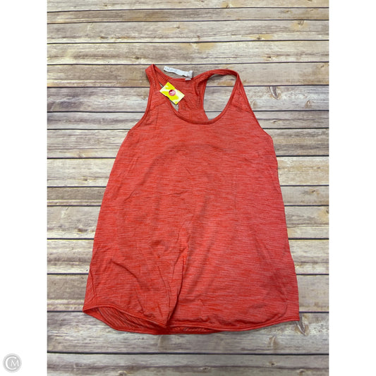 Top Sleeveless By Lululemon In Red, Size: 6