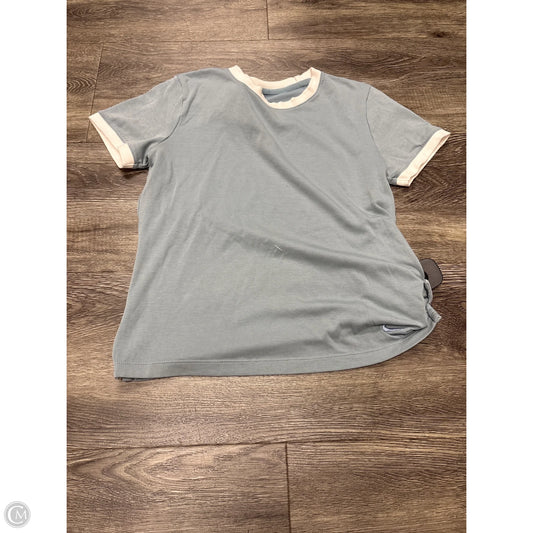 Athletic Top Short Sleeve By Nike In Green, Size: Xs