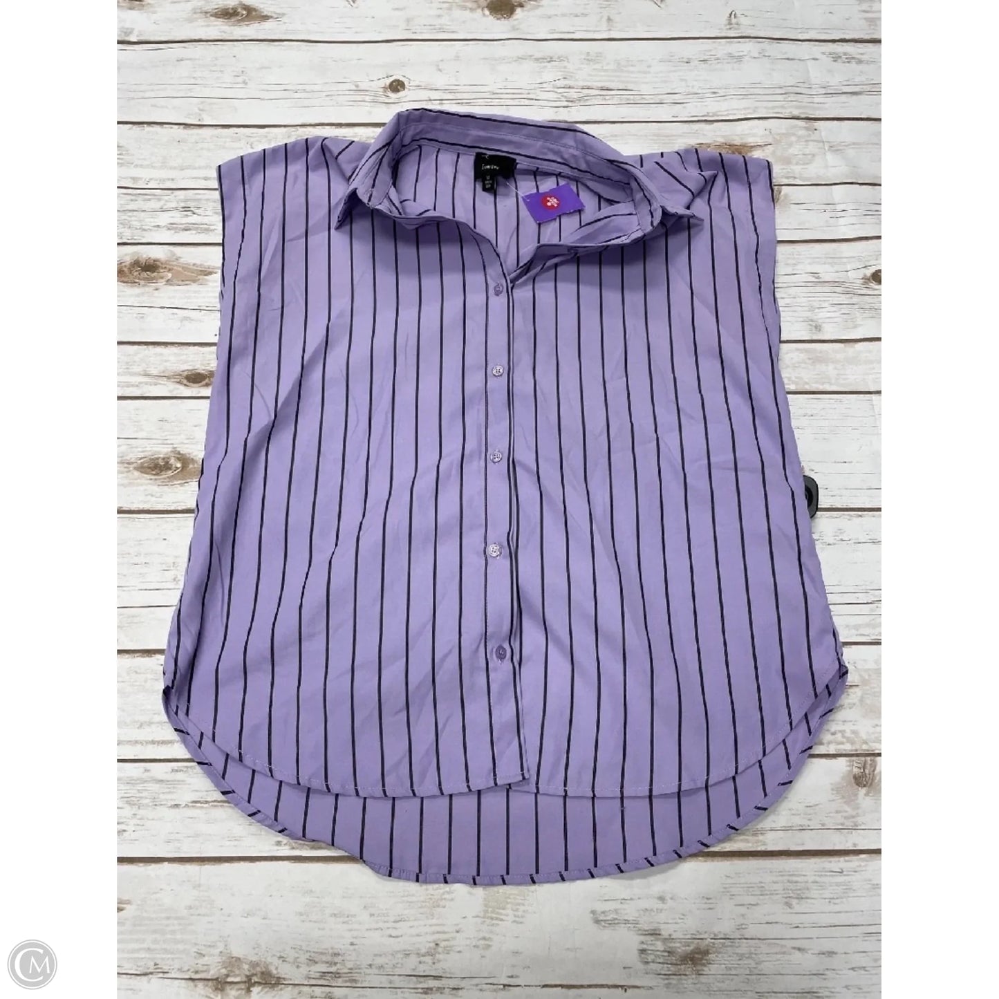Top Sleeveless By Lumiere In Purple, Size: M