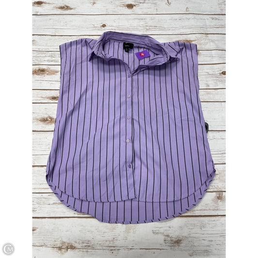 Top Sleeveless By Lumiere In Purple, Size: M