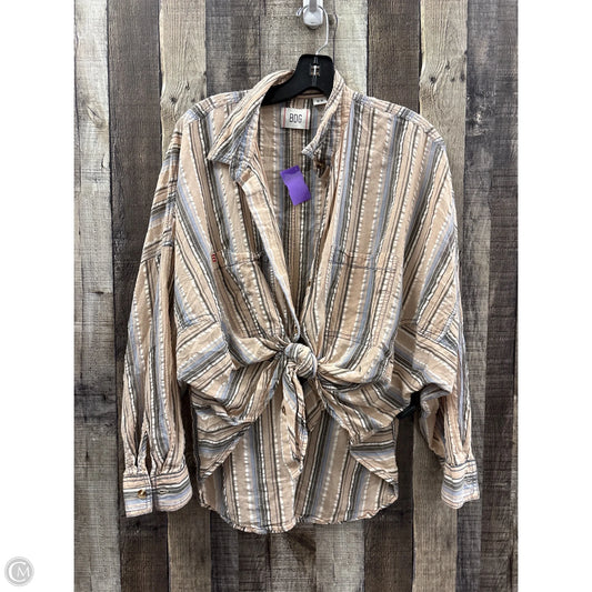Top Long Sleeve By Bdg In Multi-colored, Size: M