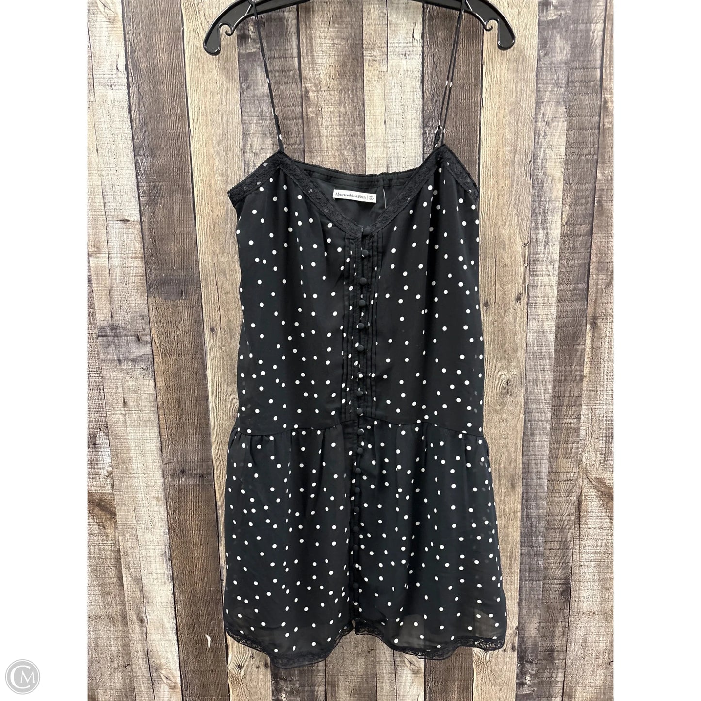 Dress Casual Midi By Abercrombie And Fitch In Black, Size: M