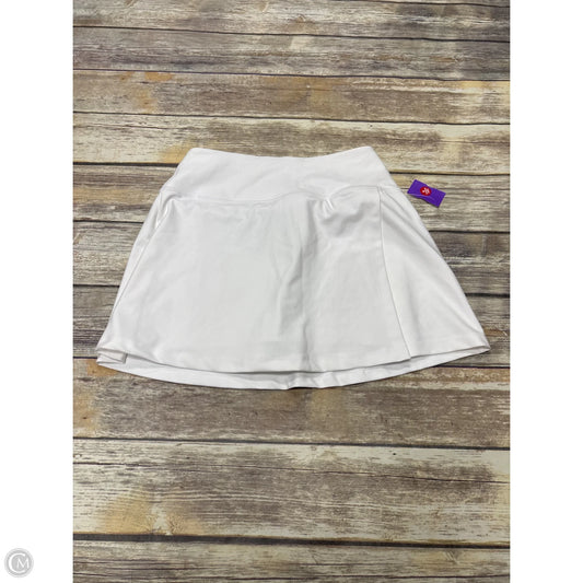 Athletic Skort By Ypb In White, Size: M