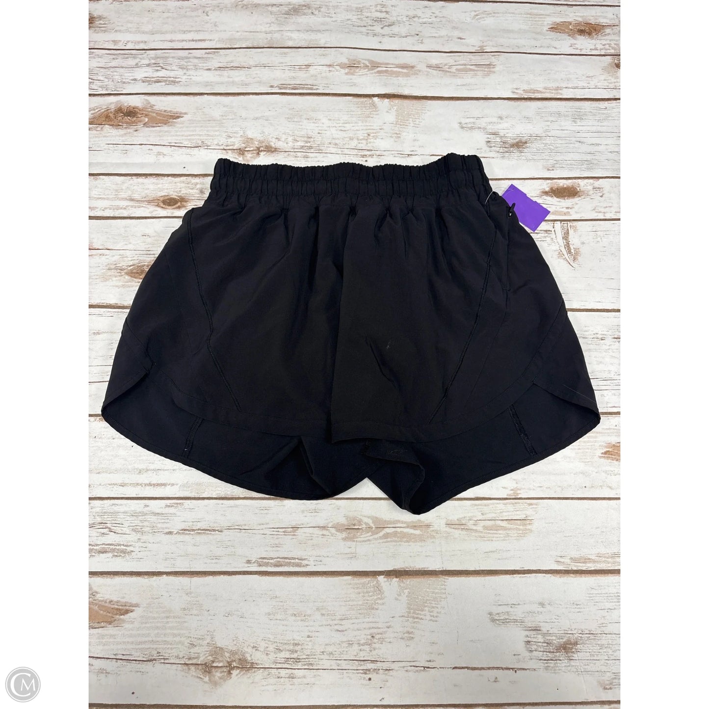 Athletic Shorts By Lululemon In Black, Size: 8