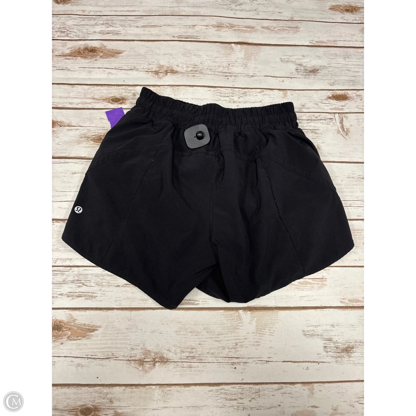 Athletic Shorts By Lululemon In Black, Size: 8