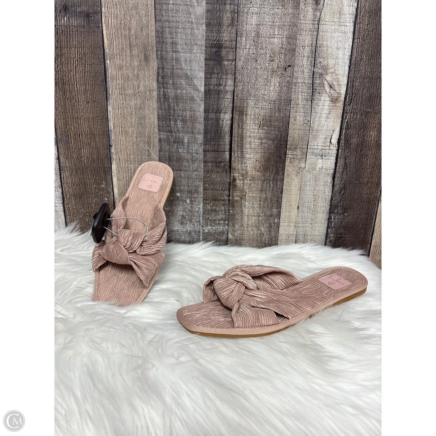 Sandals Flats By Lulus In Pink, Size: 7