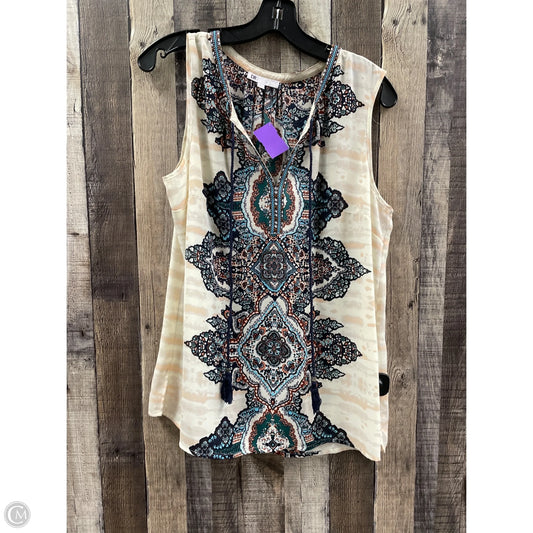Top Sleeveless By Dr2 In Multi-colored, Size: L