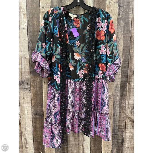 Swimwear Cover-up By Tru Self In Multi-colored, Size: Xl