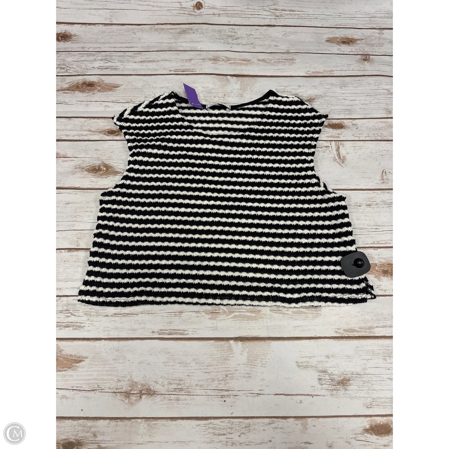 Skirt Set 2pc By Gilli In Black & White, Size: L