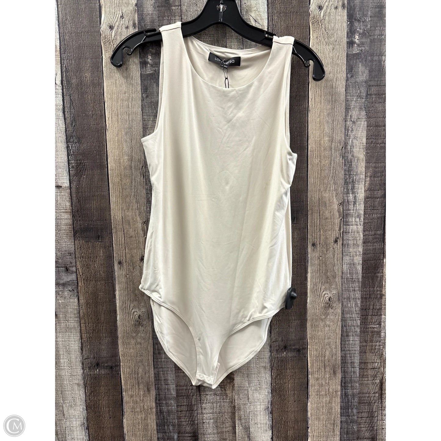 Bodysuit By Loft In Cream, Size: Lp
