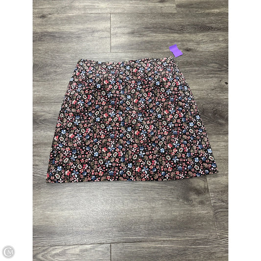 Skirt Midi By Loft In Floral Print, Size: S