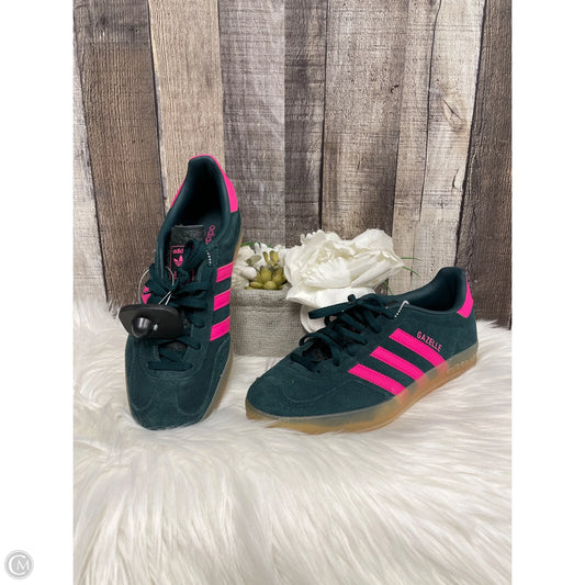 Shoes Athletic By Adidas In Green & Pink, Size: 7