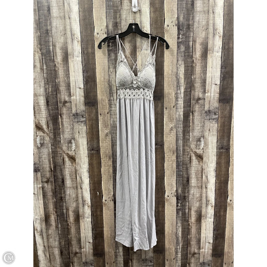 Dress Casual Maxi By Pink Lily In Grey, Size: S