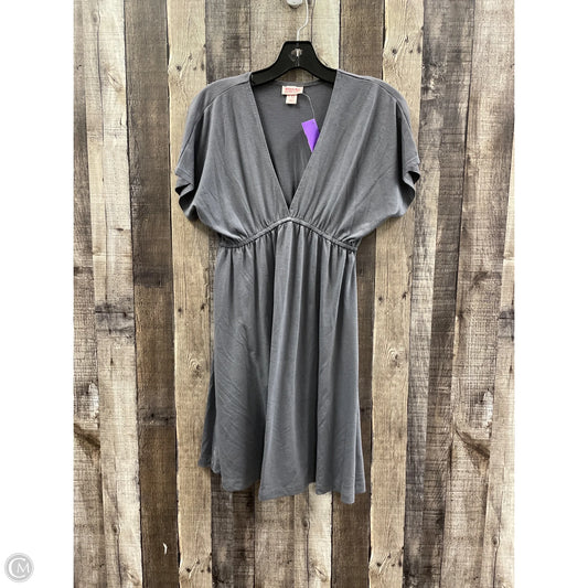 Dress Casual Midi By Mossimo In Grey, Size: Xs