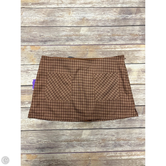 Skirt Mini & Short By Urban Outfitters In Brown, Size: Xl