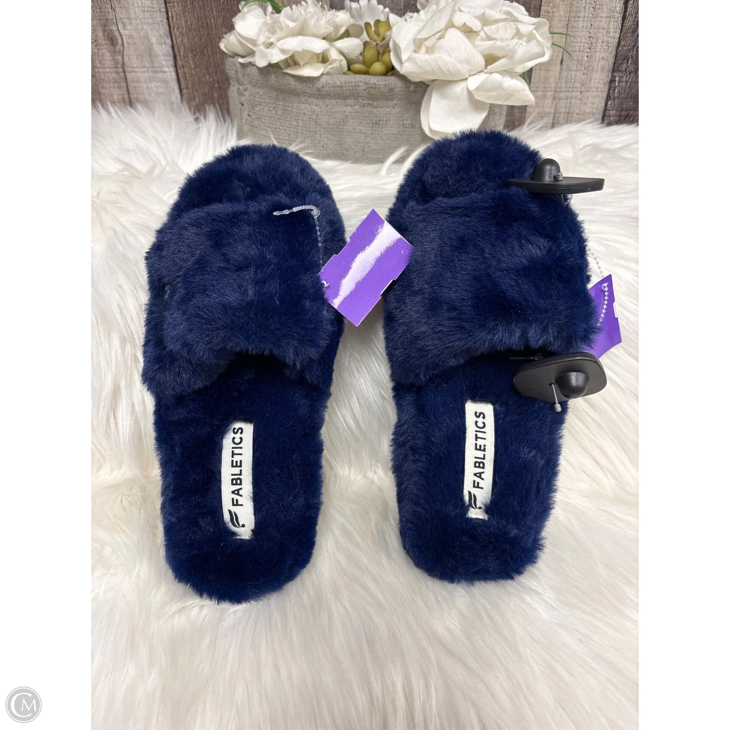 Slippers By Fabletics In Navy, Size: 7