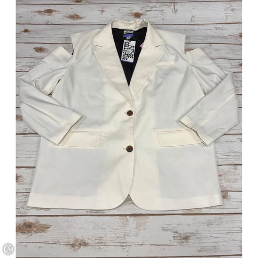 Blazer By Future Collective In Cream, Size: Xl