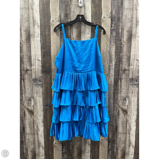 Dress Casual Midi By Arula In Blue, Size: L