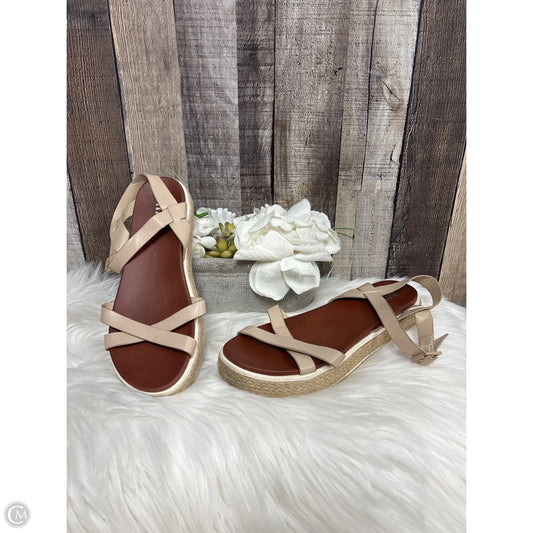Sandals Flats By Mia In Multi-colored, Size: 9