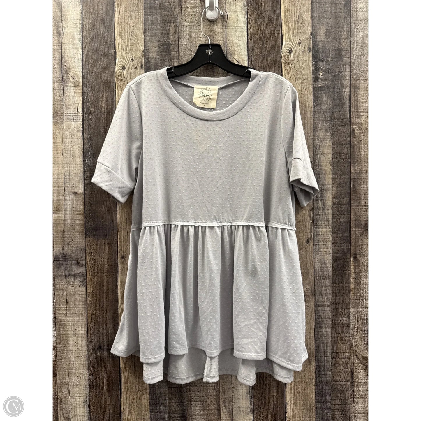 Top Short Sleeve By Fantastic Fawn In Blue, Size: L