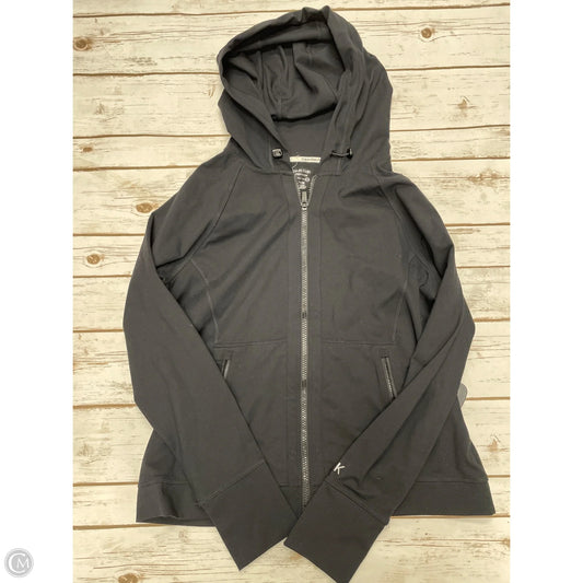 Athletic Jacket By Calvin Klein In Black, Size: Xl