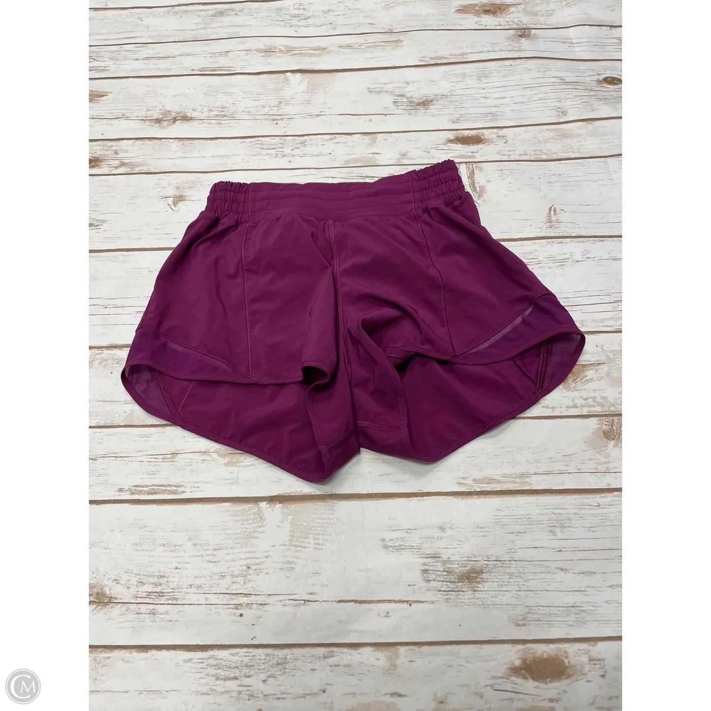 Athletic Shorts By Lululemon In Purple, Size: 4