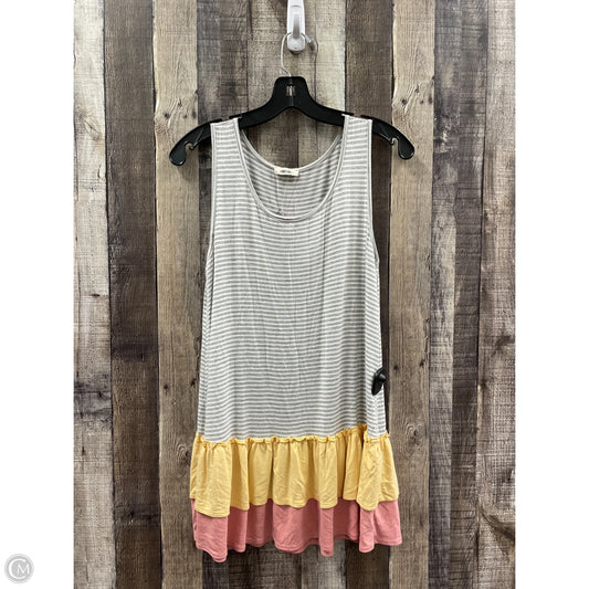 Top Sleeveless By First Love In Multi-colored, Size: S
